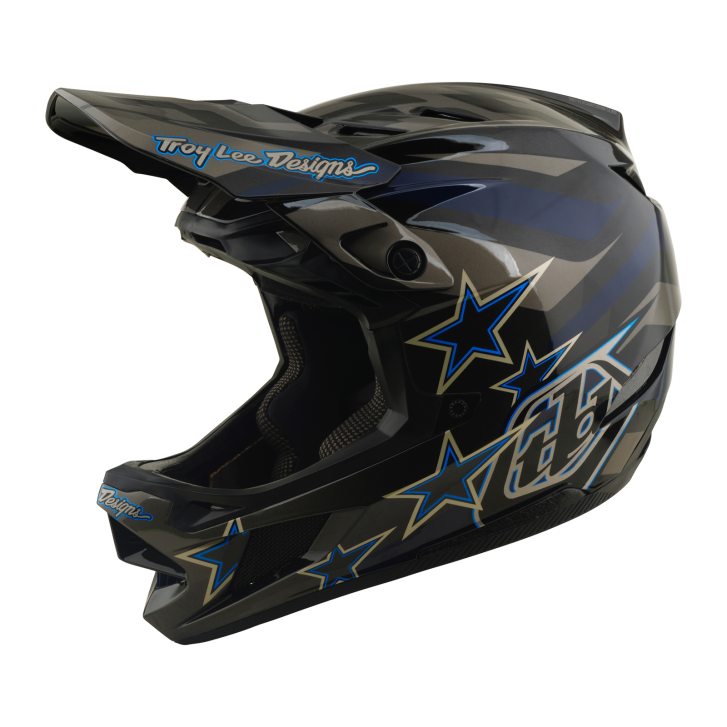 Troy Lee D4 Composite Mountainbike Helm (Brust Grey)