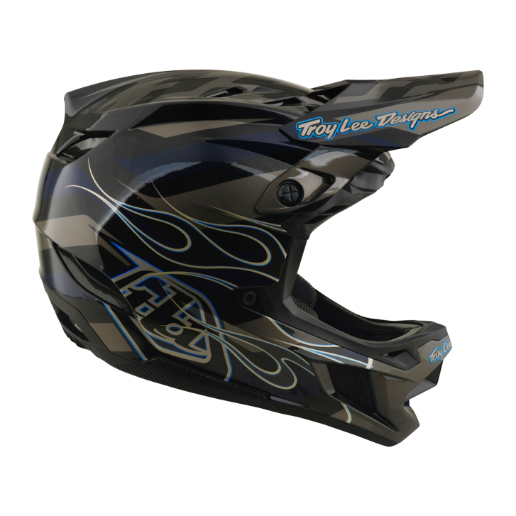 Troy Lee D4 Composite Mountainbike Helm (Brust Grey)