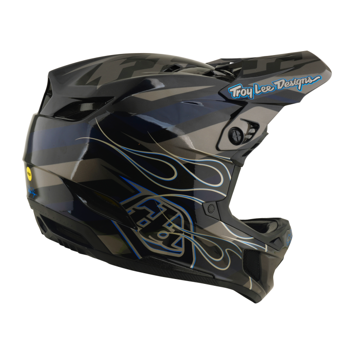 Troy Lee D4 Composite Mountainbike Helm (Brust Grey)