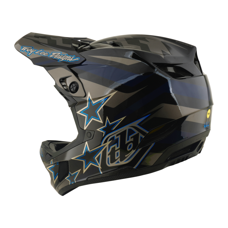 Troy Lee D4 Composite Mountainbike Helm (Brust Grey)