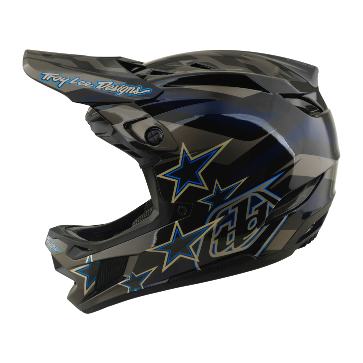 Troy Lee D4 Composite Mountainbike Helm (Brust Grey)