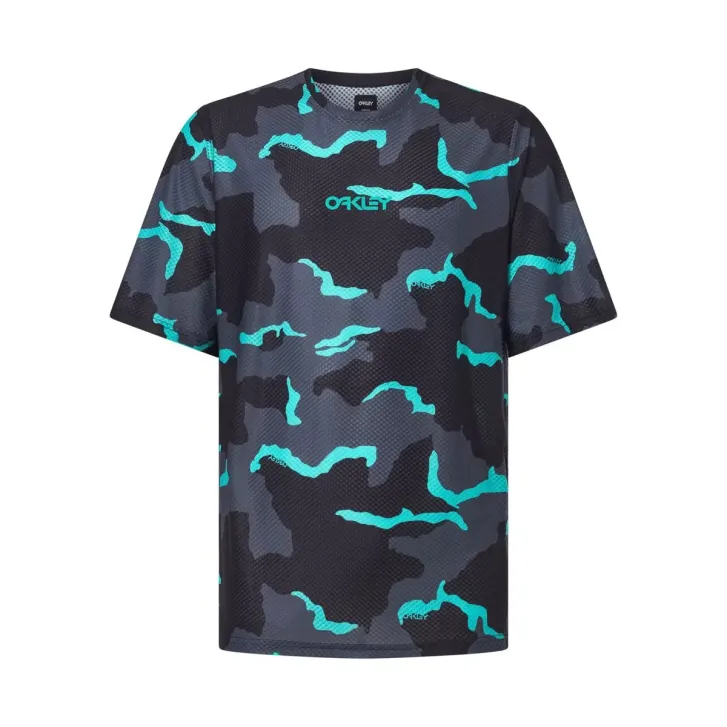 Oakley Ride Free SS Jersey (Black/Mint)
