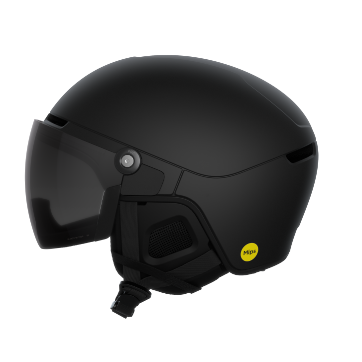 Poc Obex Mips Visor Ski Helm (Black/Black)