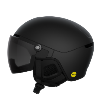 Poc Obex Mips Visor Ski Helm (Black/Black)