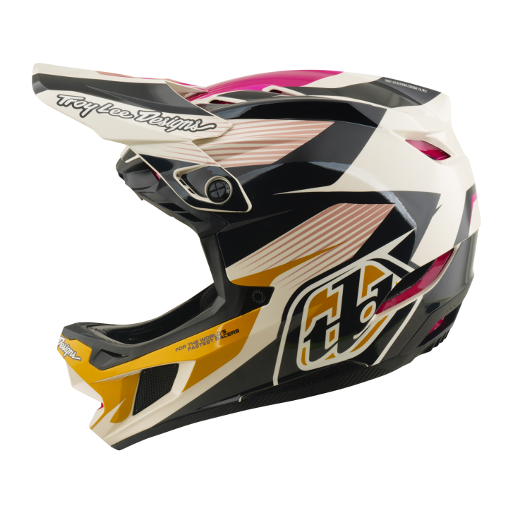 Troy Lee Designs D4 Polyacrylite Mountainbike Helm (Turbo Acid)