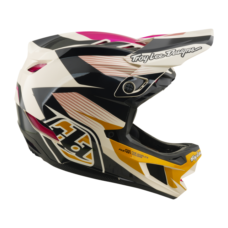 Troy Lee Designs D4 Polyacrylite Mountainbike Helm (Turbo Acid)