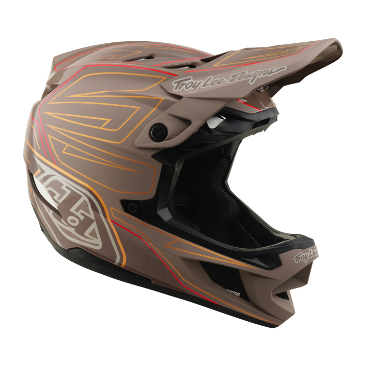 Troy Lee Designs D4 Polyacrylite Mountainbike Helm (Shadow Timber)