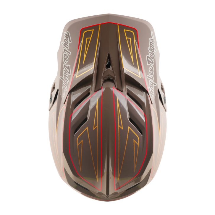 Troy Lee Designs D4 Polyacrylite Mountainbike Helm (Shadow Timber)