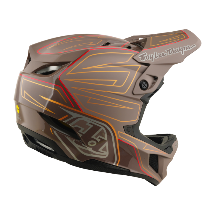 Troy Lee Designs D4 Polyacrylite Mountainbike Helm (Shadow Timber)