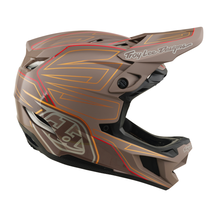 Troy Lee Designs D4 Polyacrylite Mountainbike Helm (Shadow Timber)