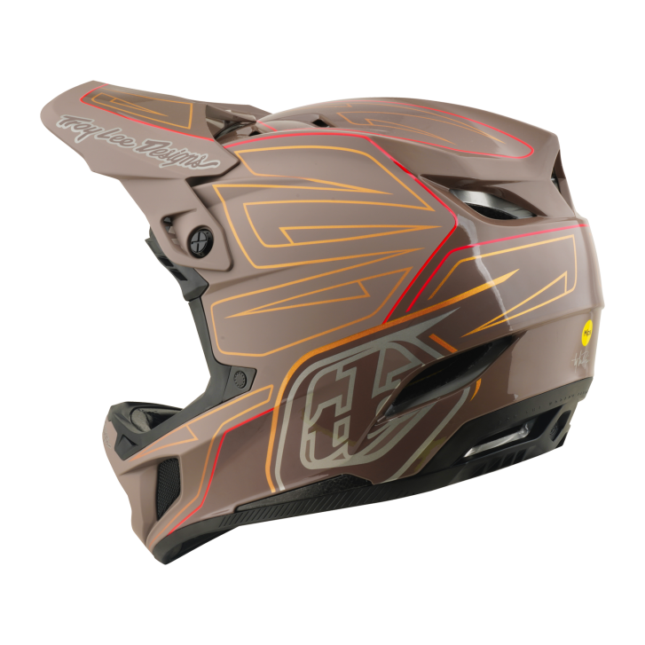 Troy Lee Designs D4 Polyacrylite Mountainbike Helm (Shadow Timber)