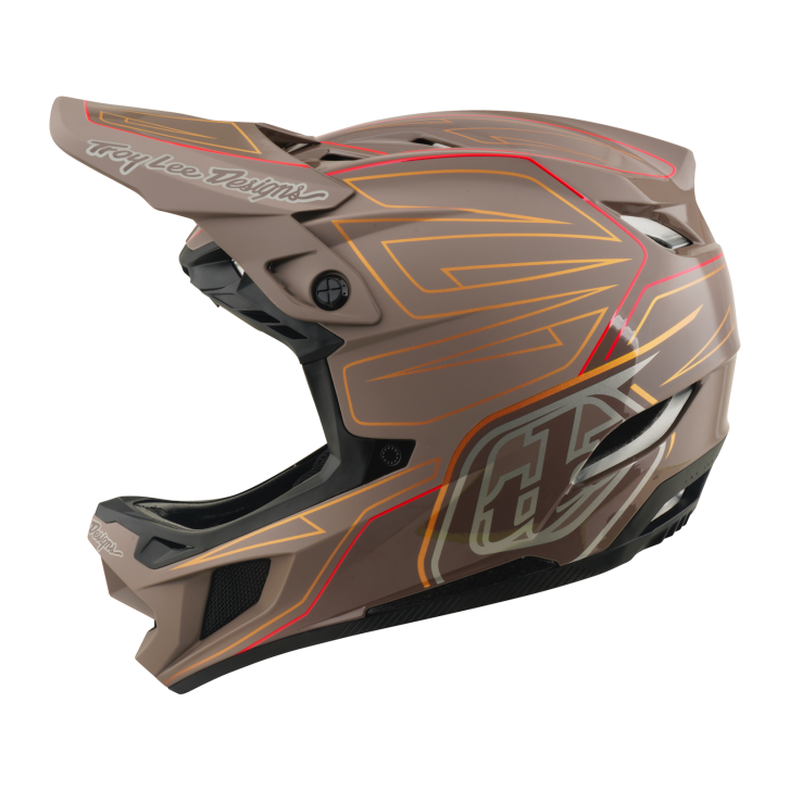 Troy Lee Designs D4 Polyacrylite Mountainbike Helm (Shadow Timber)