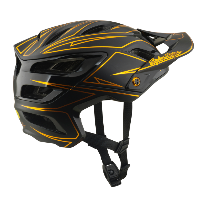 Troy Lee Designs A3 Mountainbike Helm (Pinstripe Black)