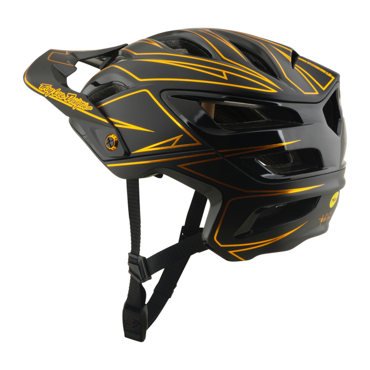 Troy Lee Designs A3 Mountainbike Helm (Pinstripe Black)