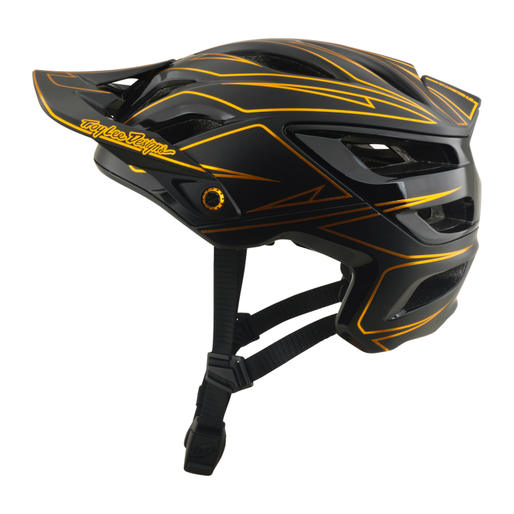 Troy Lee Designs A3 Mountainbike Helm (Pinstripe Black)