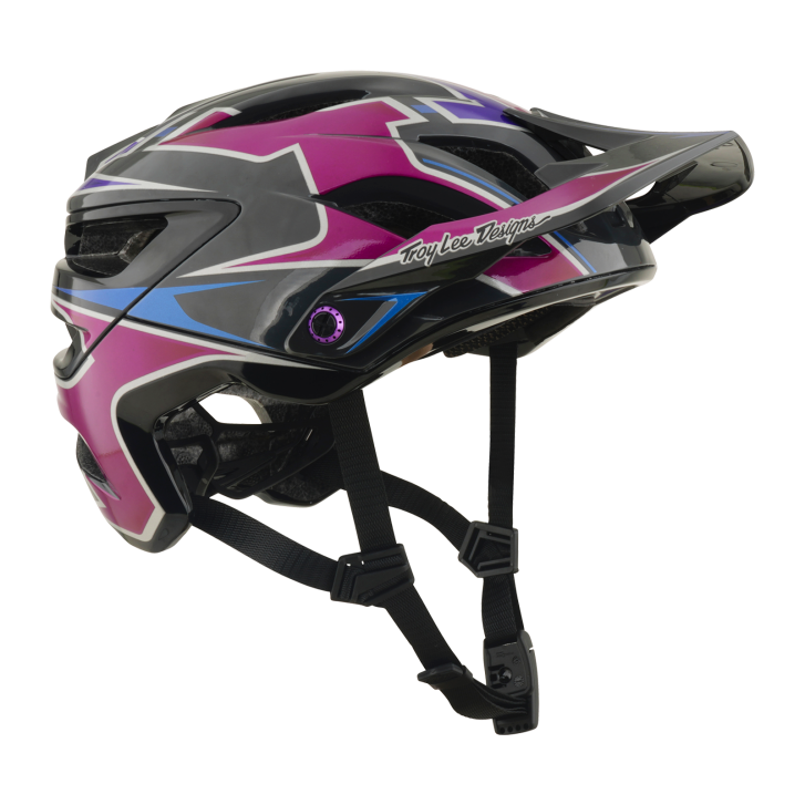 Troy Lee Designs A3 Mountainbike Helm (Black/Purple)