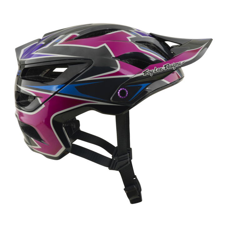 Troy Lee Designs A3 Mountainbike Helm (Black/Purple)