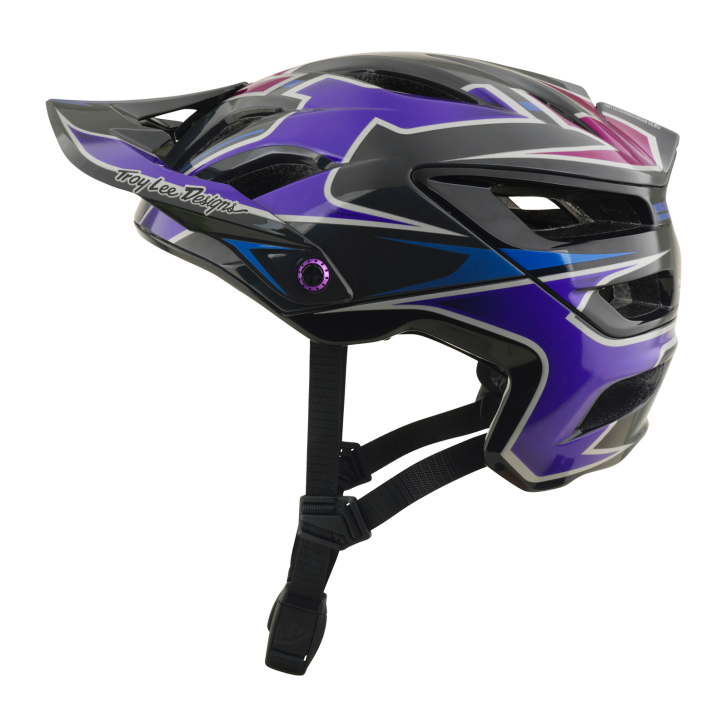 Troy Lee Designs A3 Mountainbike Helm (Black/Purple)