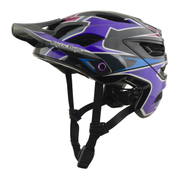 Troy Lee Designs A3 Mountainbike Helm (Black/Purple)