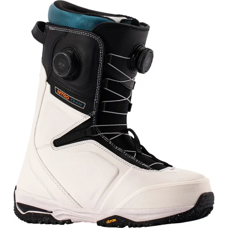 Nitro Team Boa Snowboard Boot (White/Black)