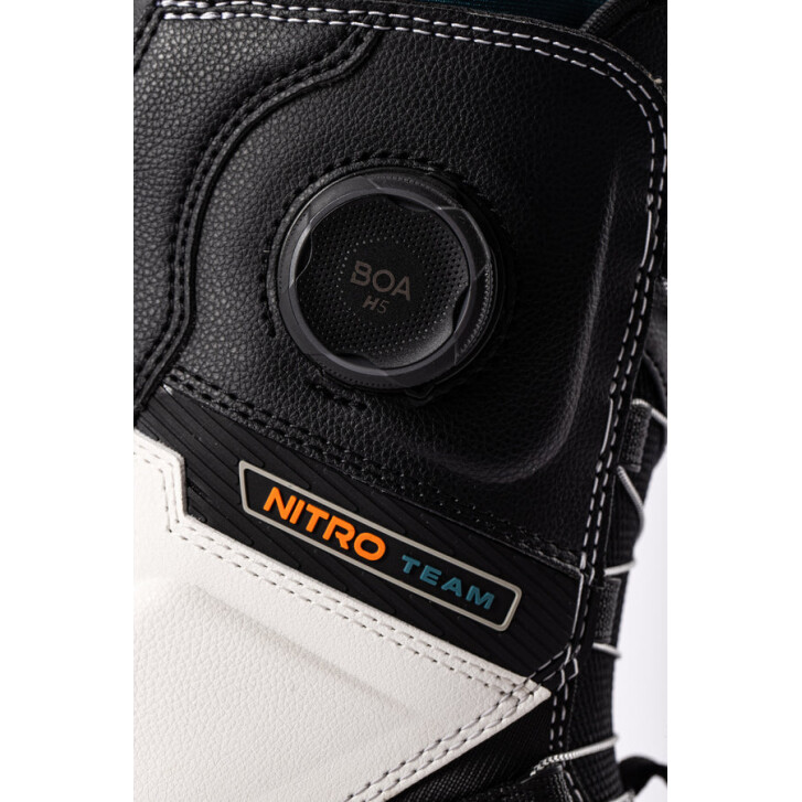 Nitro Team Boa Snowboard Boot (White/Black)