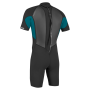ONeill Reactor 2 BZ 2mm Shorty (Black/Tide Pool)