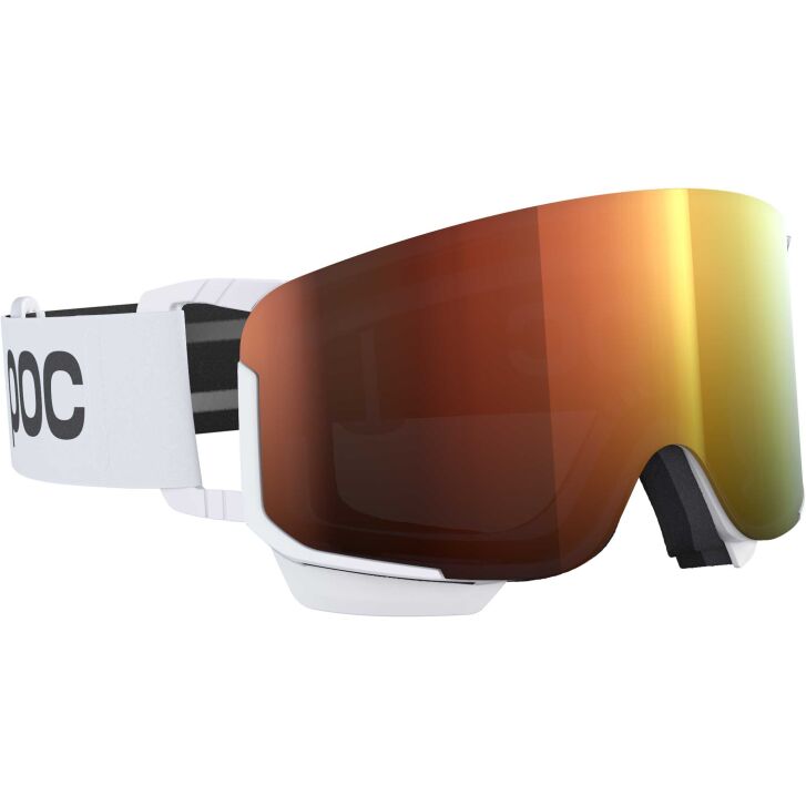 Poc Nexal Mid Ski Brille (White/Sunny Orange)
