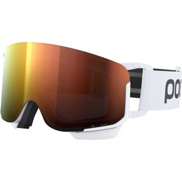 Poc Nexal Mid Ski Brille (White/Sunny Orange)