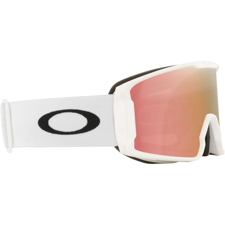 Oakley Line Miner L Ski Brille (White/Prizm Rose)