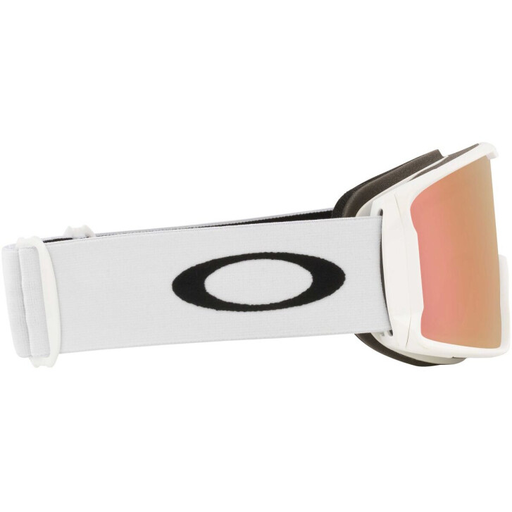 Oakley Line Miner L Ski Brille (White/Prizm Rose)