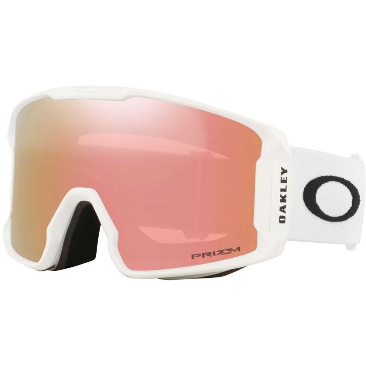 Oakley Line Miner L Ski Brille (White/Prizm Rose)