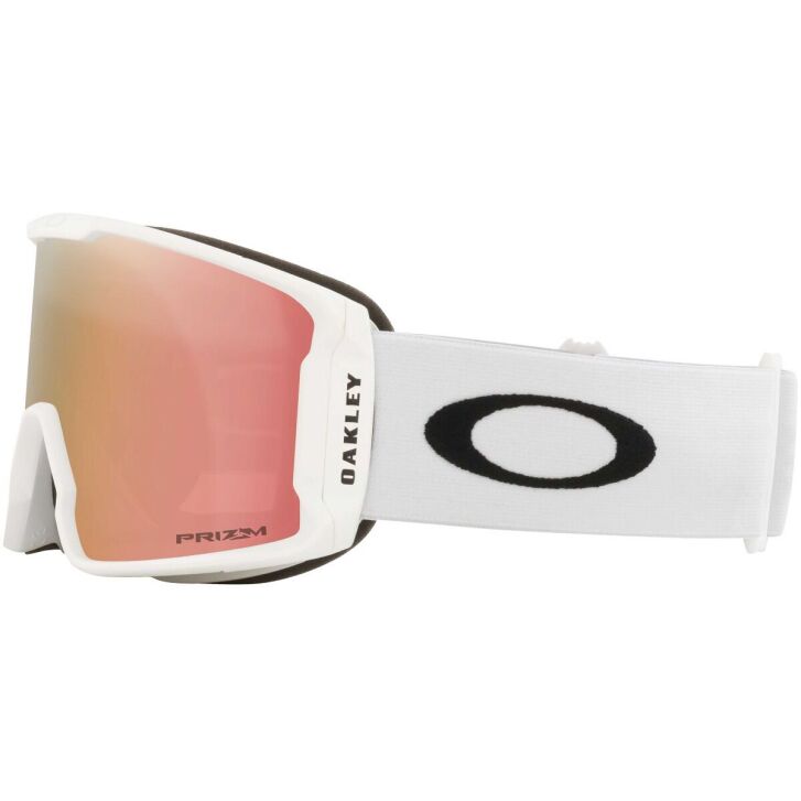 Oakley Line Miner L Ski Brille (White/Prizm Rose)