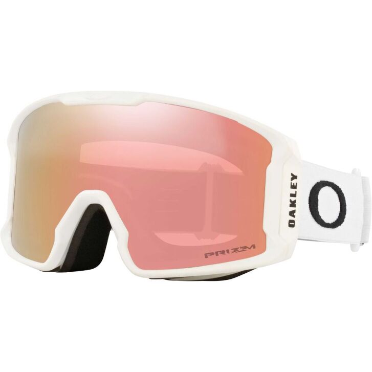 Oakley Line Miner M Ski Brille (White/Prizm Rose Gold)