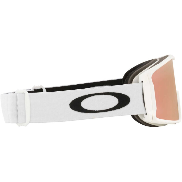 Oakley Line Miner M Ski Brille (White/Prizm Rose Gold)