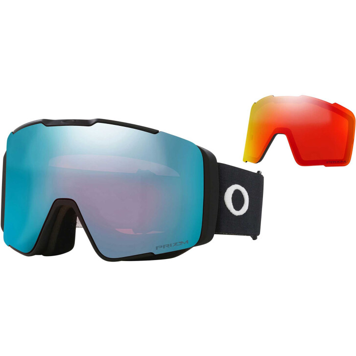 Oakley Line Miner Pro L Ski Brille (Black/Prizm Sapphire)