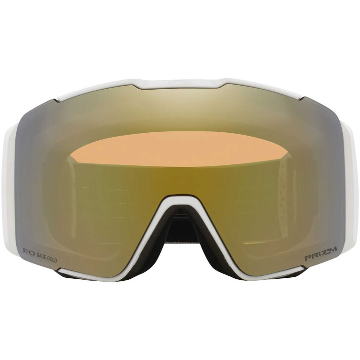 Oakley Line Miner Pro L Ski Brille (White/Prizm Sage)
