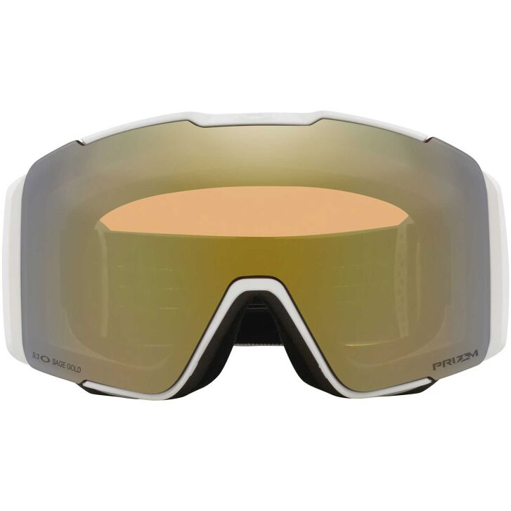 Oakley Line Miner Pro L Ski Brille (White/Prizm Sage)