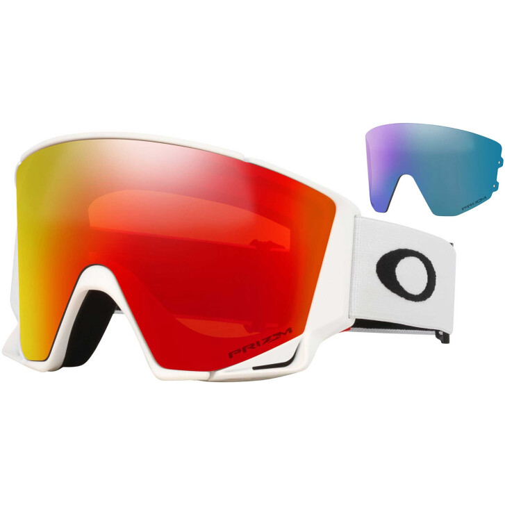 Oakley Flow Scape L Ski Brille (White/Prizm Torch)