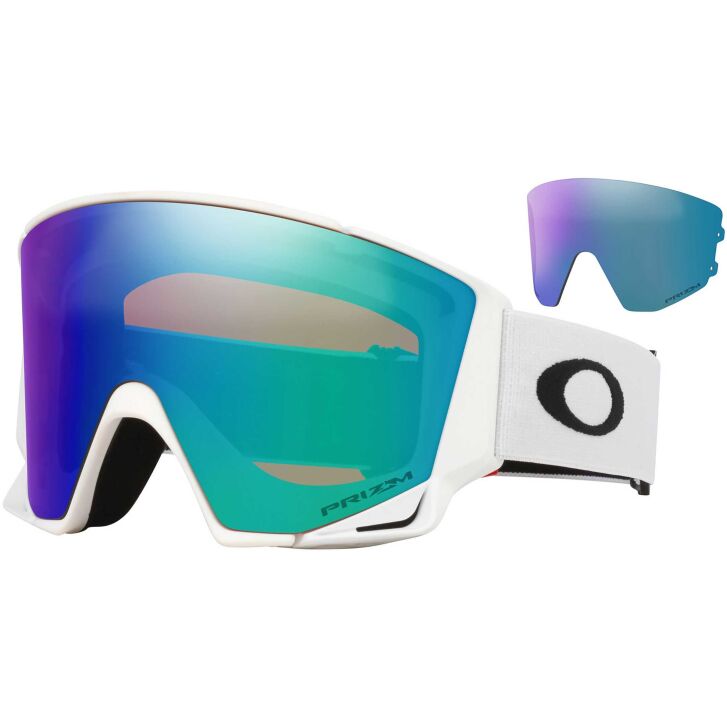 Oakley Flow Scape L Ski Brille (White/Prizm Argon)