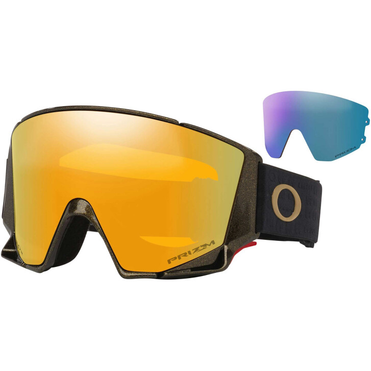 Oakley Flow Scape L Ski Brille (Black/Prizm 24k)