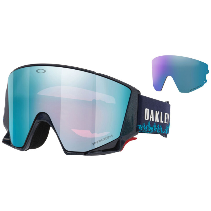 Oakley Flow Scape L Ski Brille (Mikaela Sig/Prizm Sapphire)