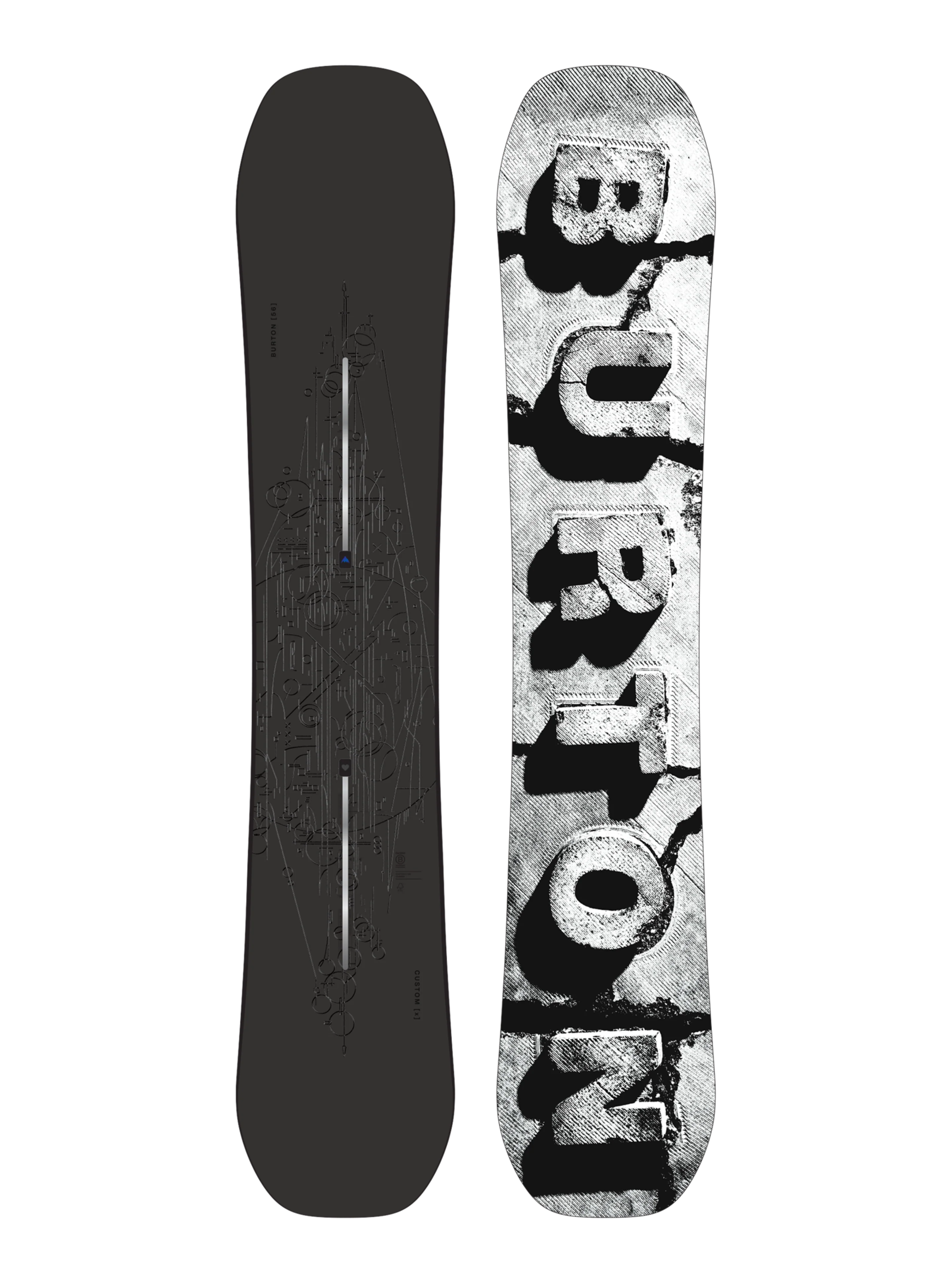 Burton Custom X Snowboard 2027 als freigestelltes Produktbild