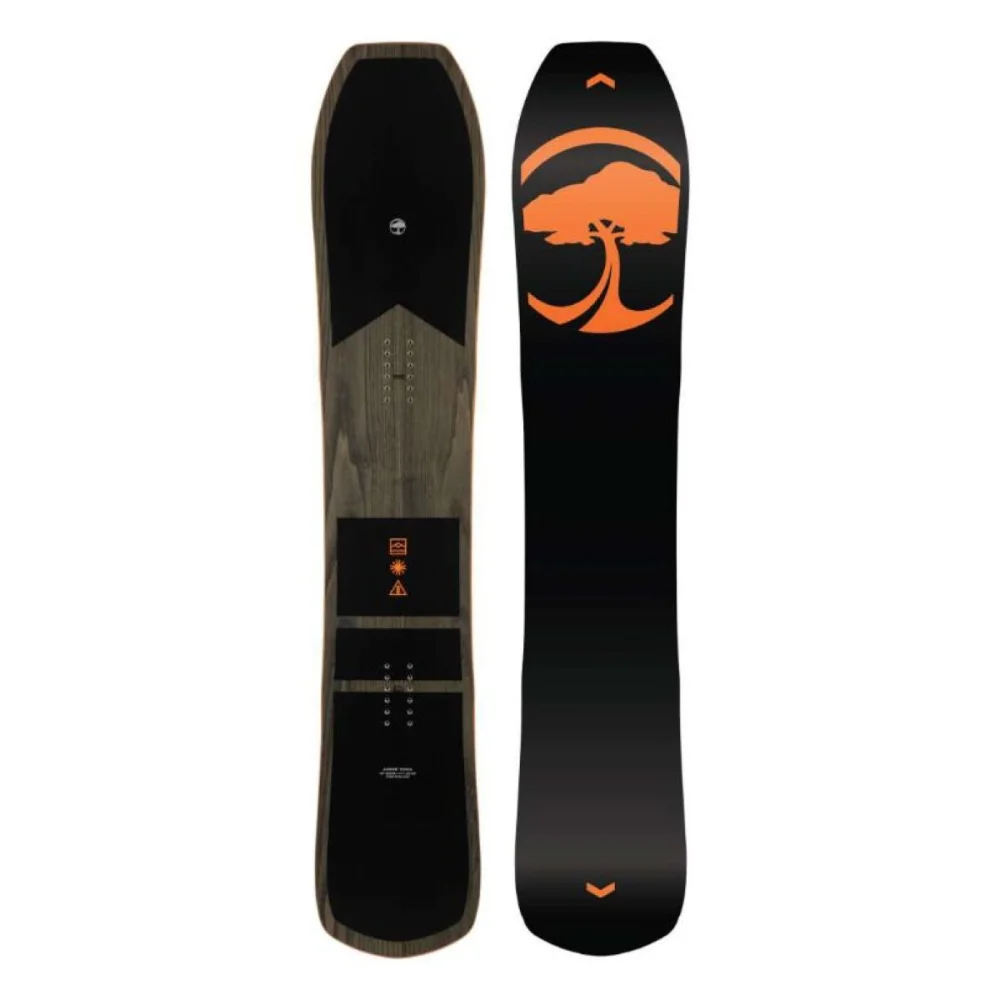 Arbor Coda Snowboard, Ober- und Unterseite